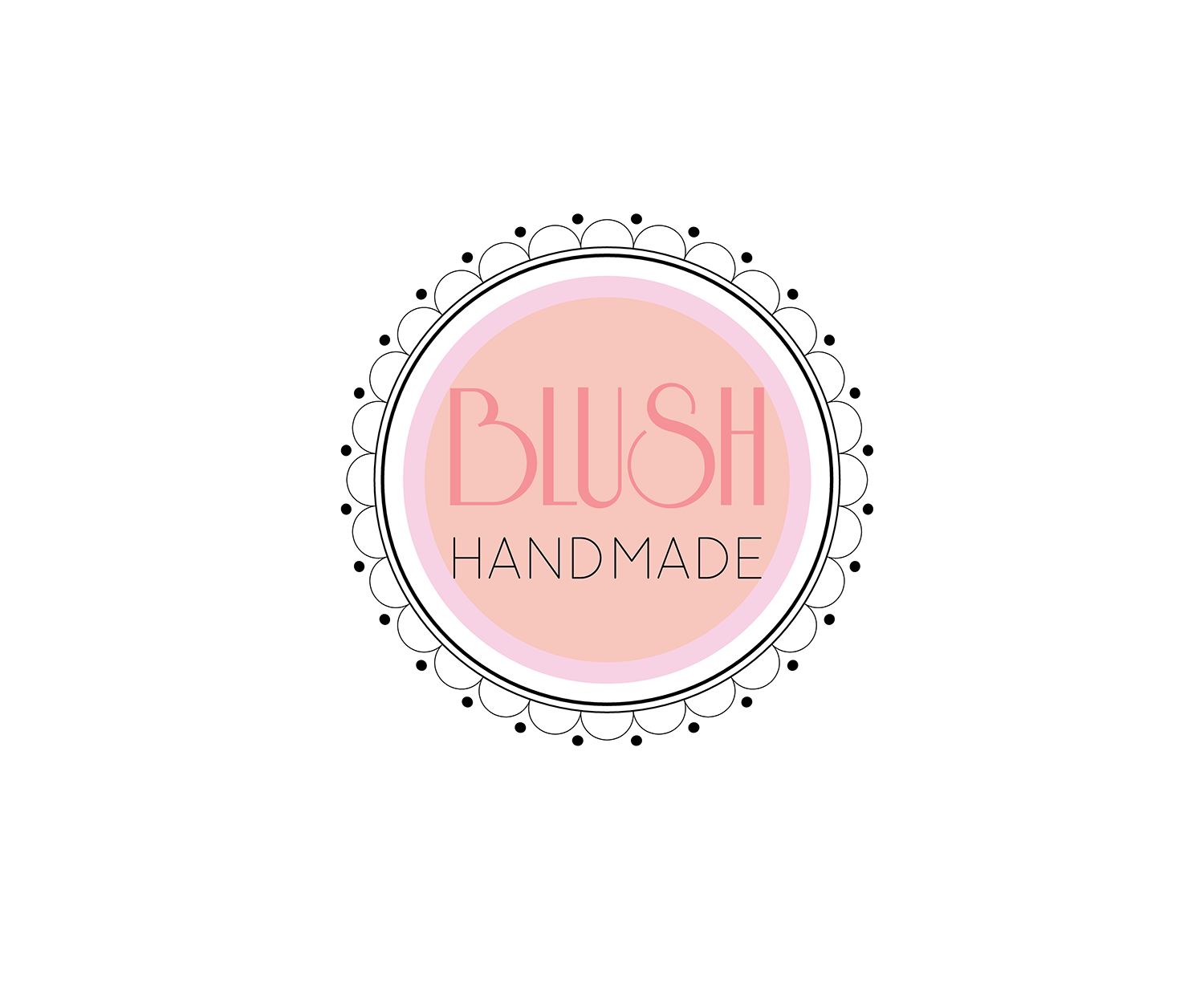 Diseño de Logo por karolina.pajnowska para Blush Handmade | Diseño #9873521