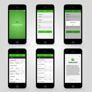 Design for a 4 screens iOS and Android app - 