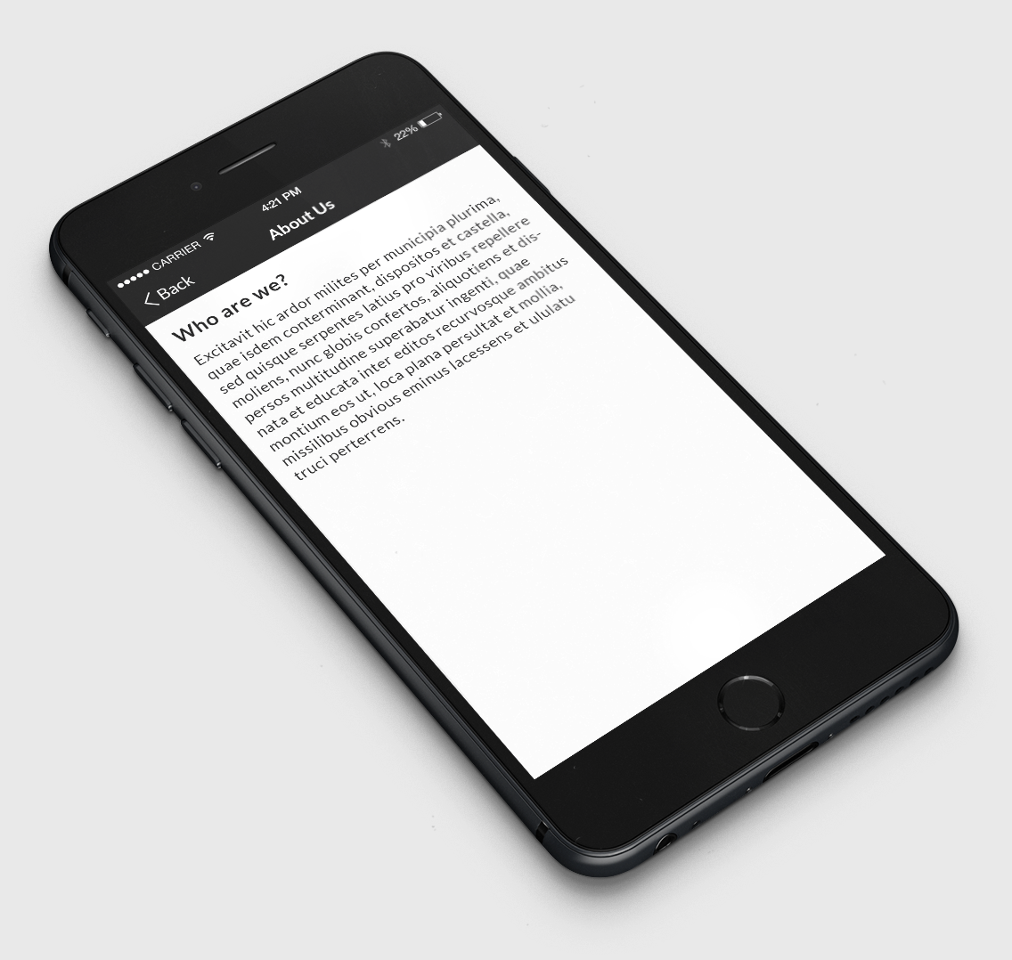 App Design by SquarePxl for Antidot | Design #9881557