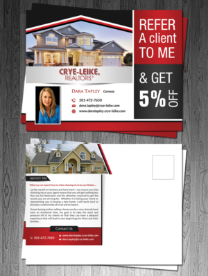 Postcard Design by debdesign for Crye-Leike Realtors Conway | Design: #9882012