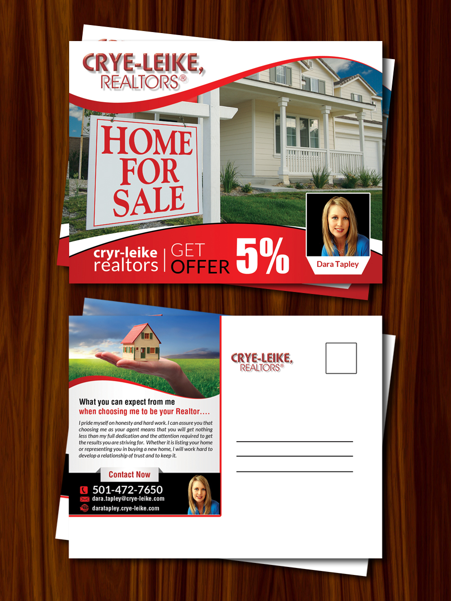 Postcard Design by debdesign for Crye-Leike Realtors Conway | Design #9883249