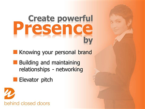 PowerPoint Design by Mel Benton for Behind Closed Doors | Design: #2181844