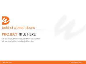 PowerPoint Design by Best Design Hub for Behind Closed Doors | Design: #2162991