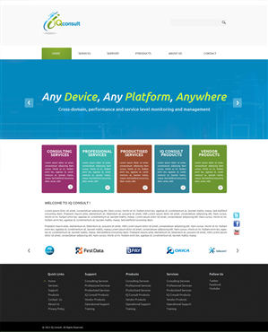 Web Design by Omee for iQ Consult | Design: #2164595