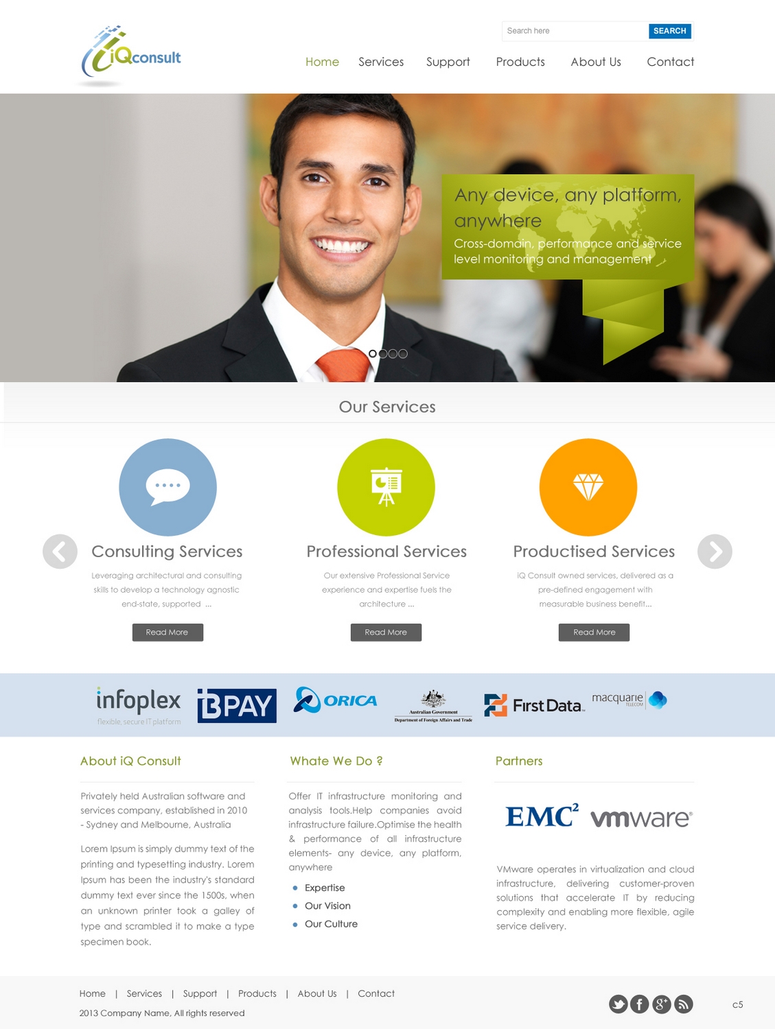 Web Design by pb for iQ Consult | Design #2136284