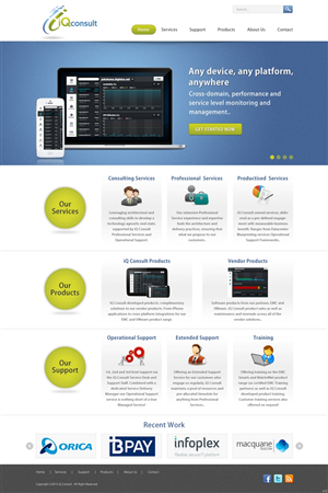 Web Design par pb pour iQ Consult | Design : #2139575