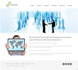 Web Design par pb pour iQ Consult | Design : #2146145