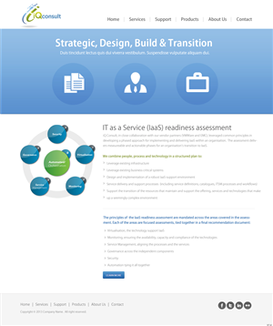 Web Design par pb pour iQ Consult | Design : #2146146
