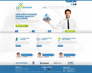 Web Design par TechWise pour iQ Consult | Design : #2177927