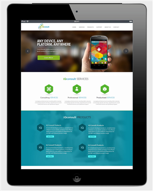 Web Design by Oxygen Creatives for iQ Consult | Design: #2162336