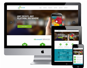 Web Design by Oxygen Creatives for iQ Consult | Design #2162531