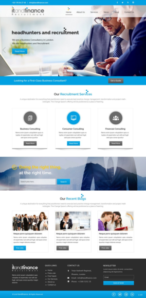 Web-Design von pb für it and finance ltd | Design: #9951934