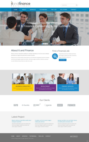 Web-Design von pb für it and finance ltd | Design: #9951941