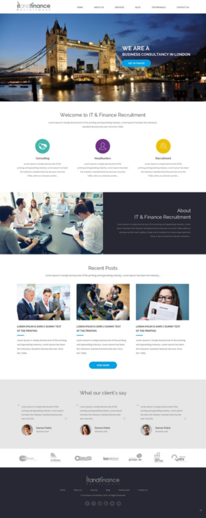 Web-Design von pb für it and finance ltd | Design: #9956124