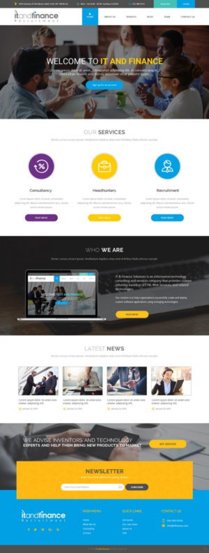 Web-Design von pb für it and finance ltd | Design: #9956126