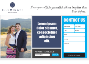 Landing Page Design by sumankumarphuyal for Illuminate Plastic Surgery, Inc. | Design: #10144593