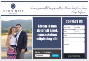 Landing Page Design by sumankumarphuyal for Illuminate Plastic Surgery, Inc. | Design: #10144595