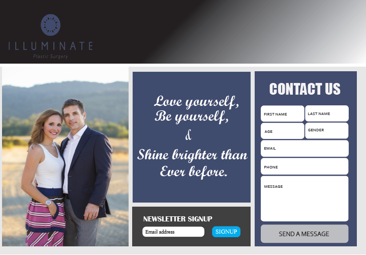 Landing Page Design by sumankumarphuyal for Illuminate Plastic Surgery, Inc. | Design #10144597