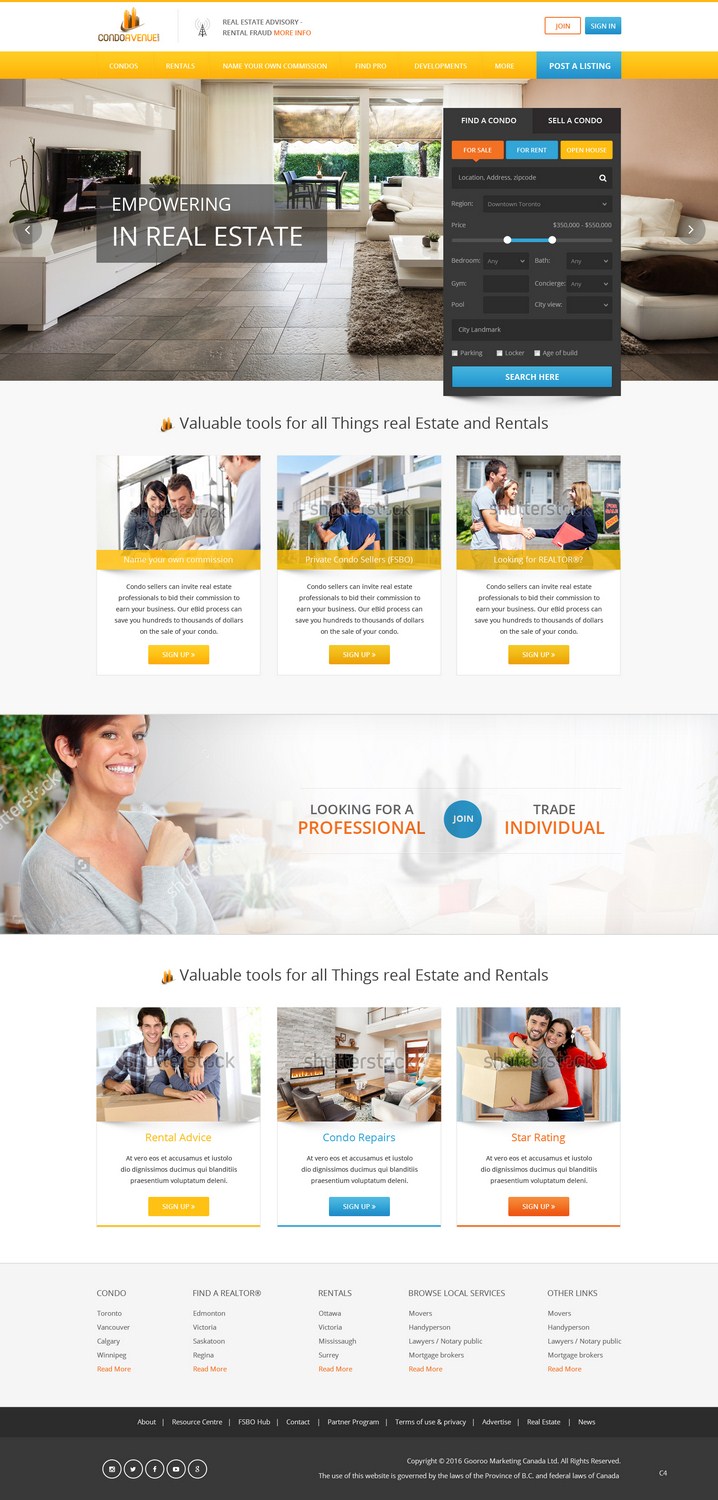 Web Design by pb for Gooroo marketing Canada Ltd. | Design #9885024