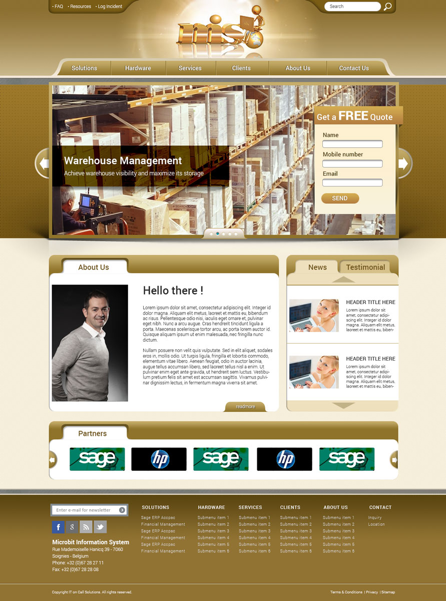 Web Design by Visualland for Microbit Information Systems Pte Ltd | Design #2142763