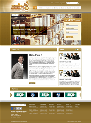 Web Design by Visualland for Microbit Information Systems Pte Ltd | Design: #2151868