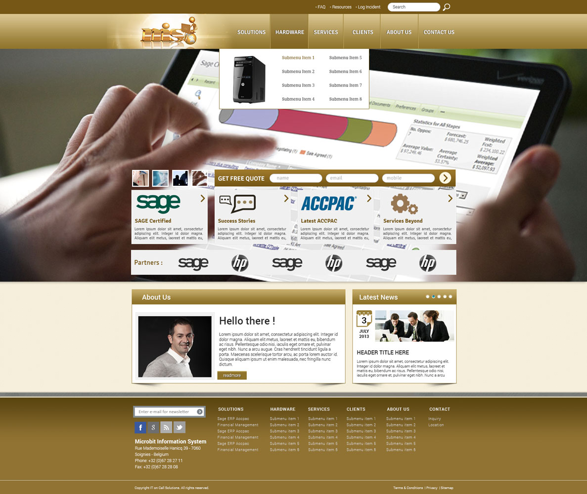 Web Design by Visualland for Microbit Information Systems Pte Ltd | Design #2204713