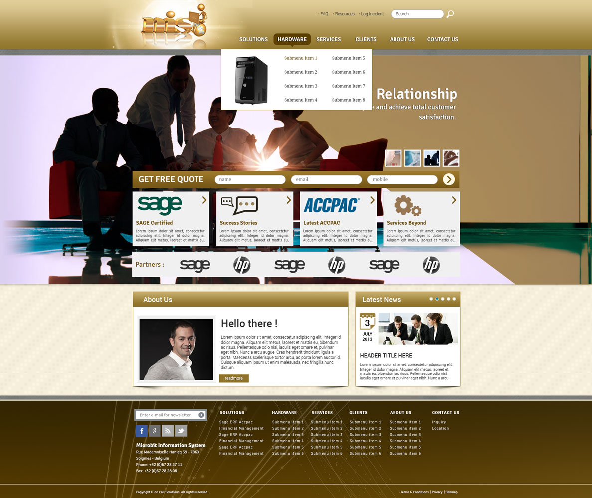 Web Design by Visualland for Microbit Information Systems Pte Ltd | Design #2204767