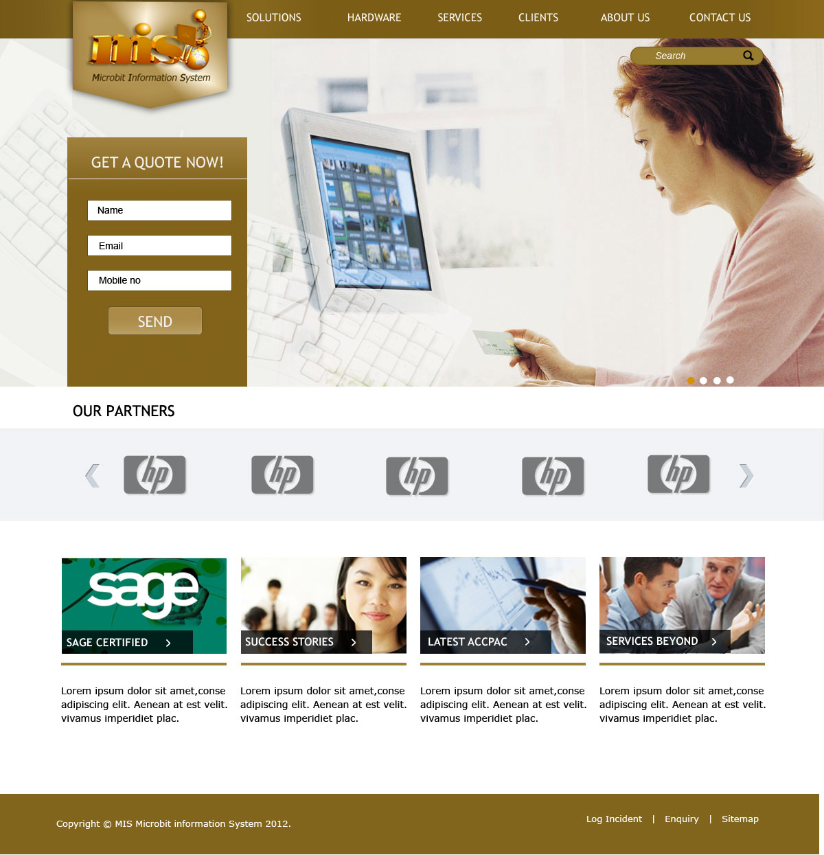 Web Design by only quality for Microbit Information Systems Pte Ltd | Design #2177339