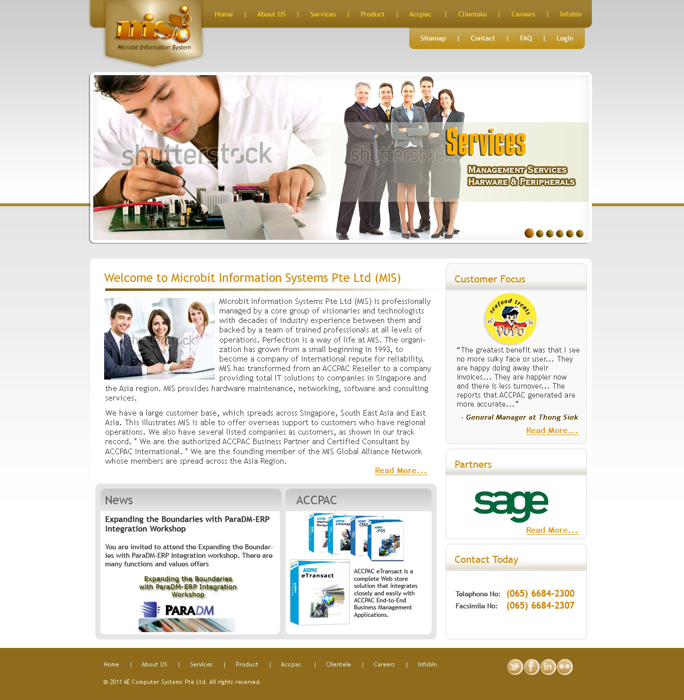 Web Design by saswebsolutions for Microbit Information Systems Pte Ltd | Design #2135176