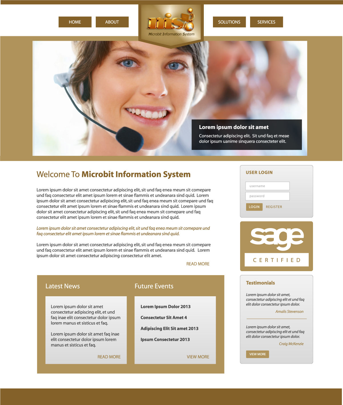 Web Design by wolf for Microbit Information Systems Pte Ltd | Design #2156698