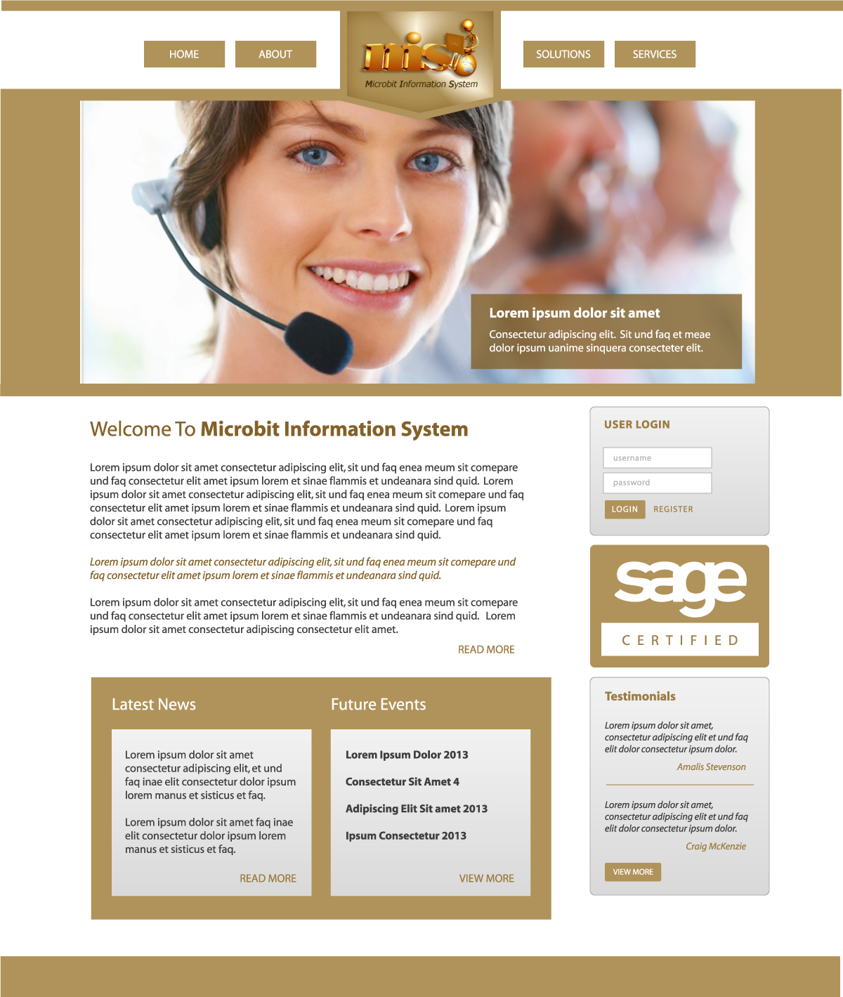 Web Design par wolf pour Microbit Information Systems Pte Ltd | Design #2156699