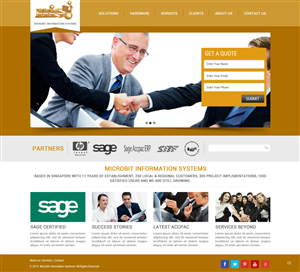 Web Design by pb for Microbit Information Systems Pte Ltd | Design: #2136322