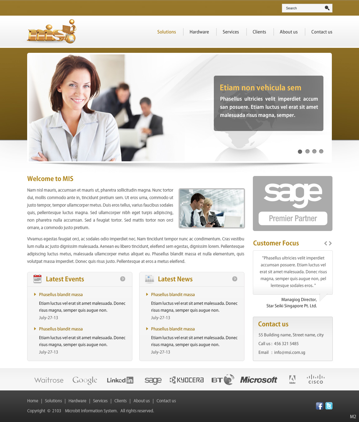 Web Design by pb for Microbit Information Systems Pte Ltd | Design #2136329