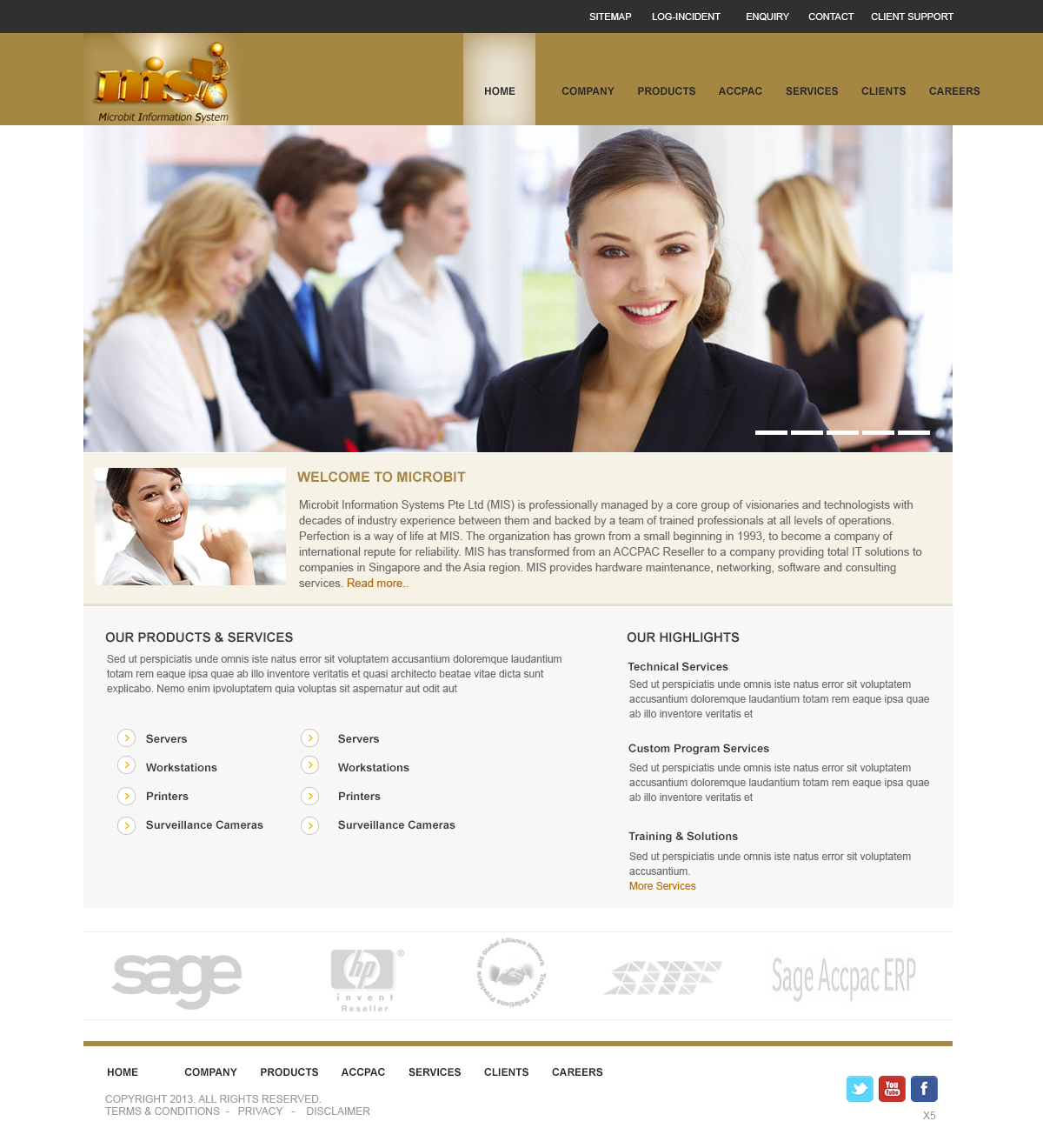 Web Design by pb for Microbit Information Systems Pte Ltd | Design #2150181