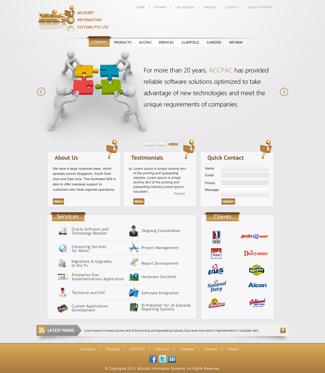 Web Design by Sbss for Microbit Information Systems Pte Ltd | Design: #2134775