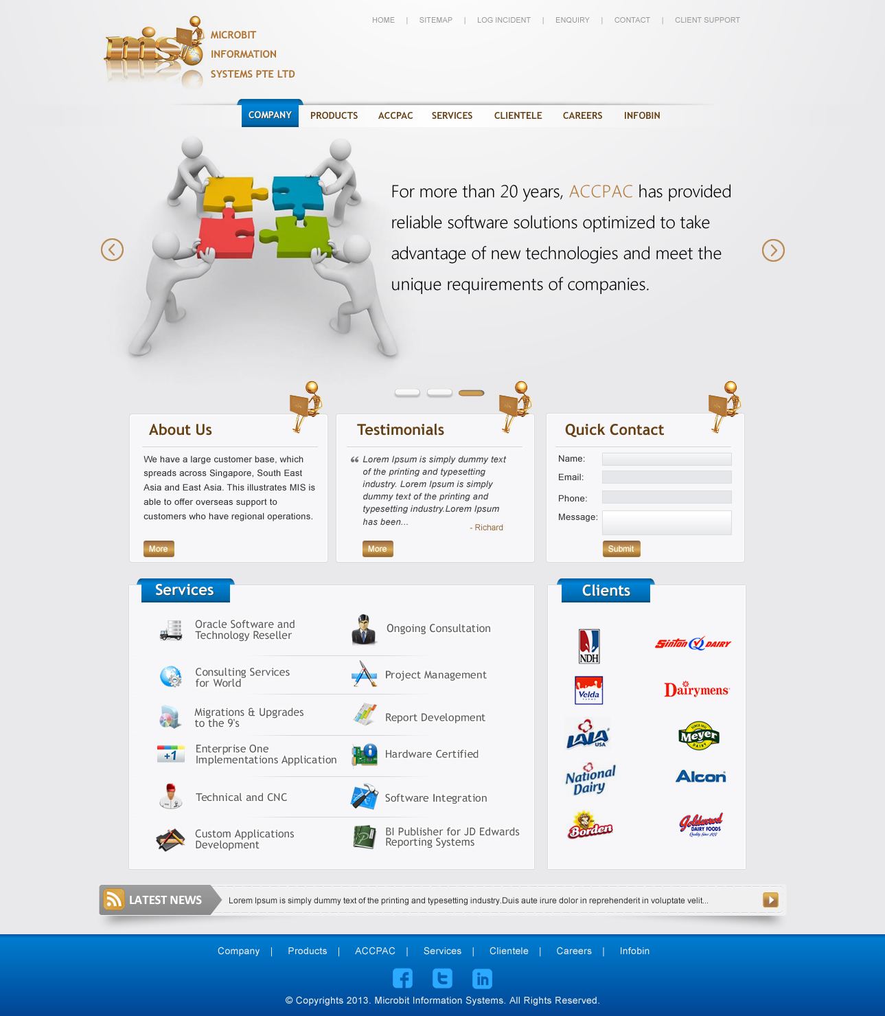 Web Design by Sbss for Microbit Information Systems Pte Ltd | Design #2134782