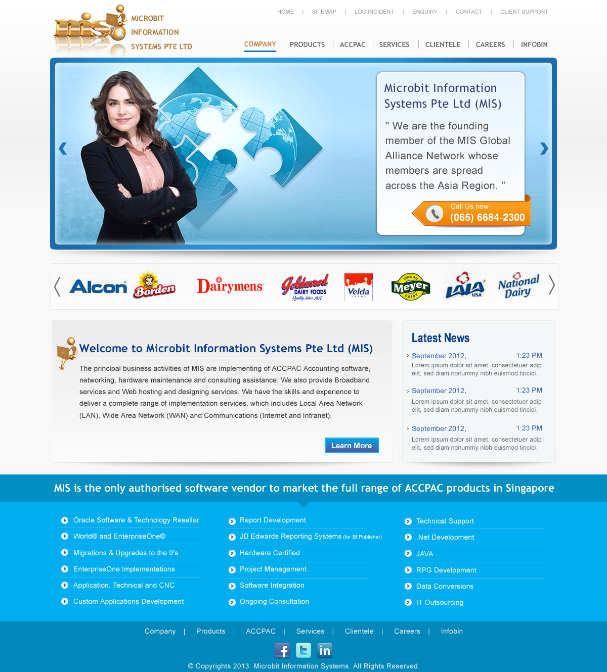 Web Design by Sbss for Microbit Information Systems Pte Ltd | Design #2134833