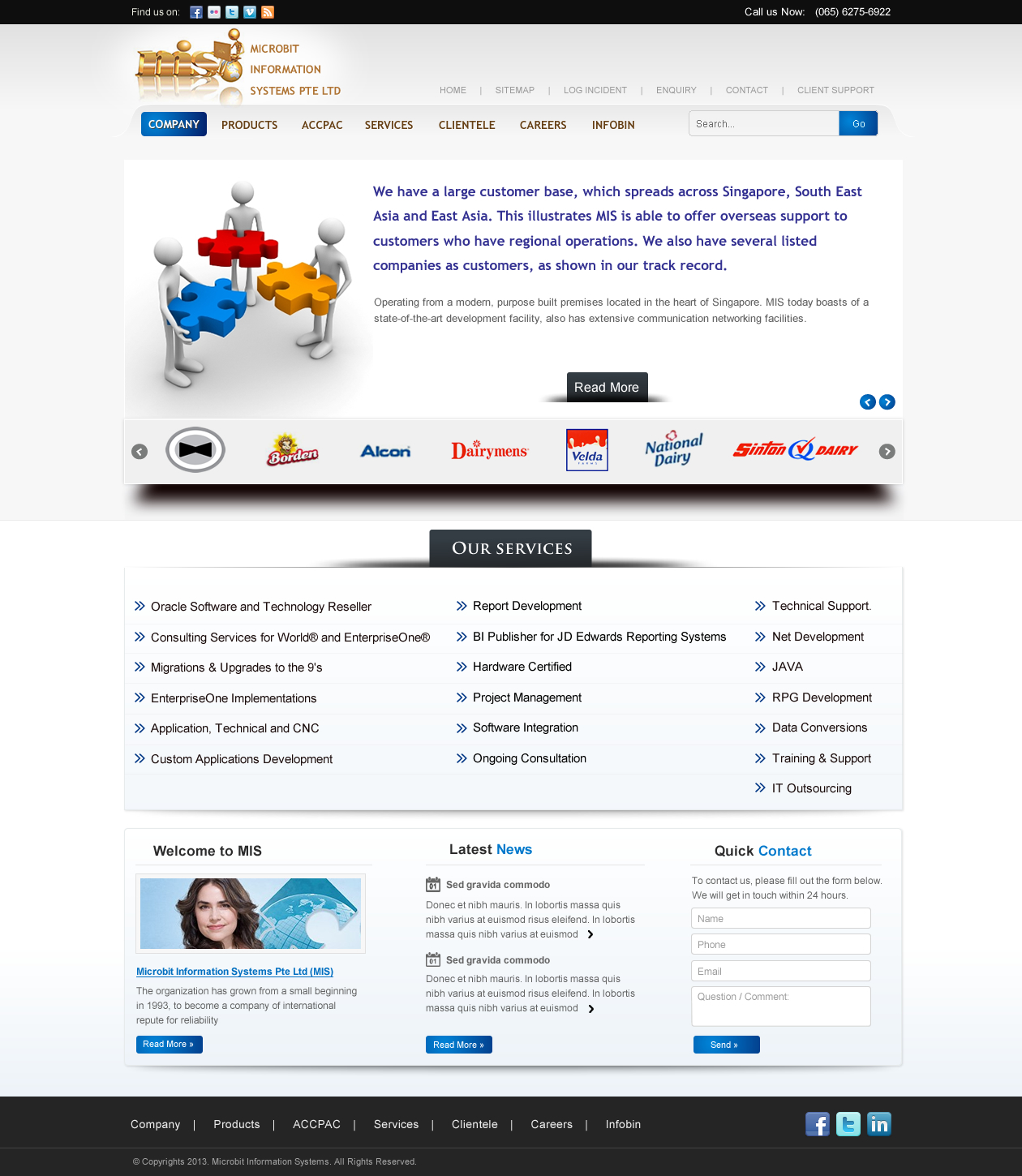 Web Design by Sbss for Microbit Information Systems Pte Ltd | Design #2134853