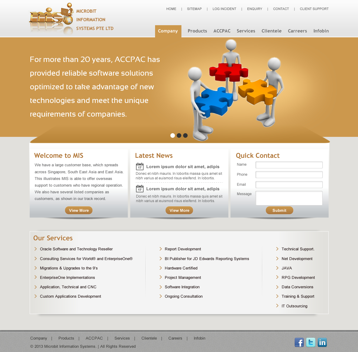 Web Design par Sbss pour Microbit Information Systems Pte Ltd | Design #2141921