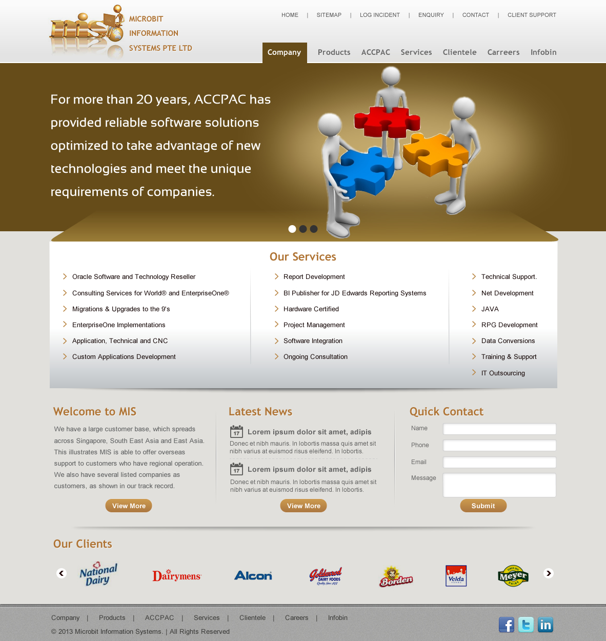 Web Design by Sbss for Microbit Information Systems Pte Ltd | Design #2141927