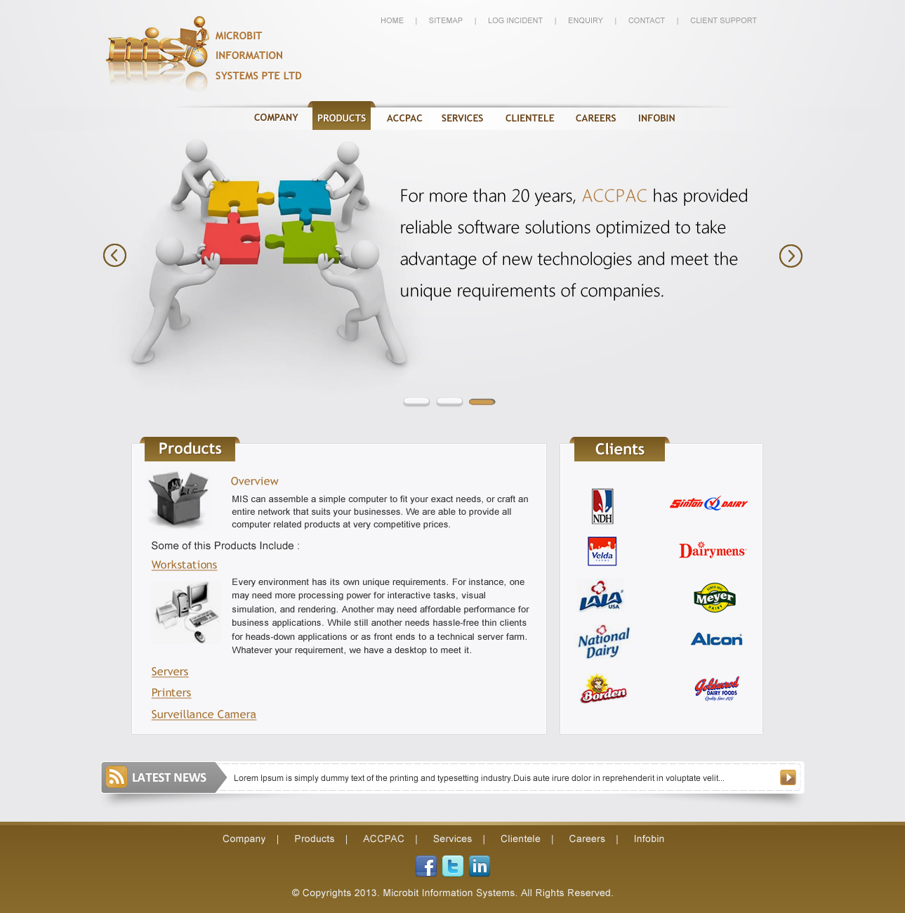 Diseño Web por Sbss para Microbit Information Systems Pte Ltd | Diseño #2142354