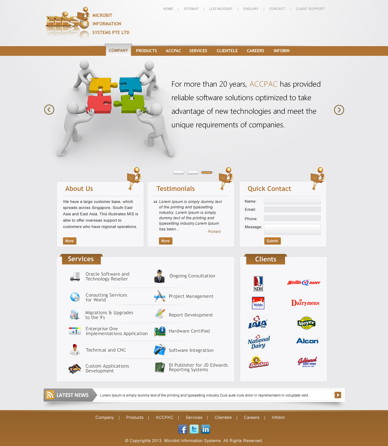 Web Design by Sbss for Microbit Information Systems Pte Ltd | Design #2142688