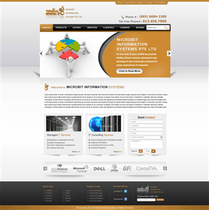 Web Design by Sbss for Microbit Information Systems Pte Ltd | Design: #2155496