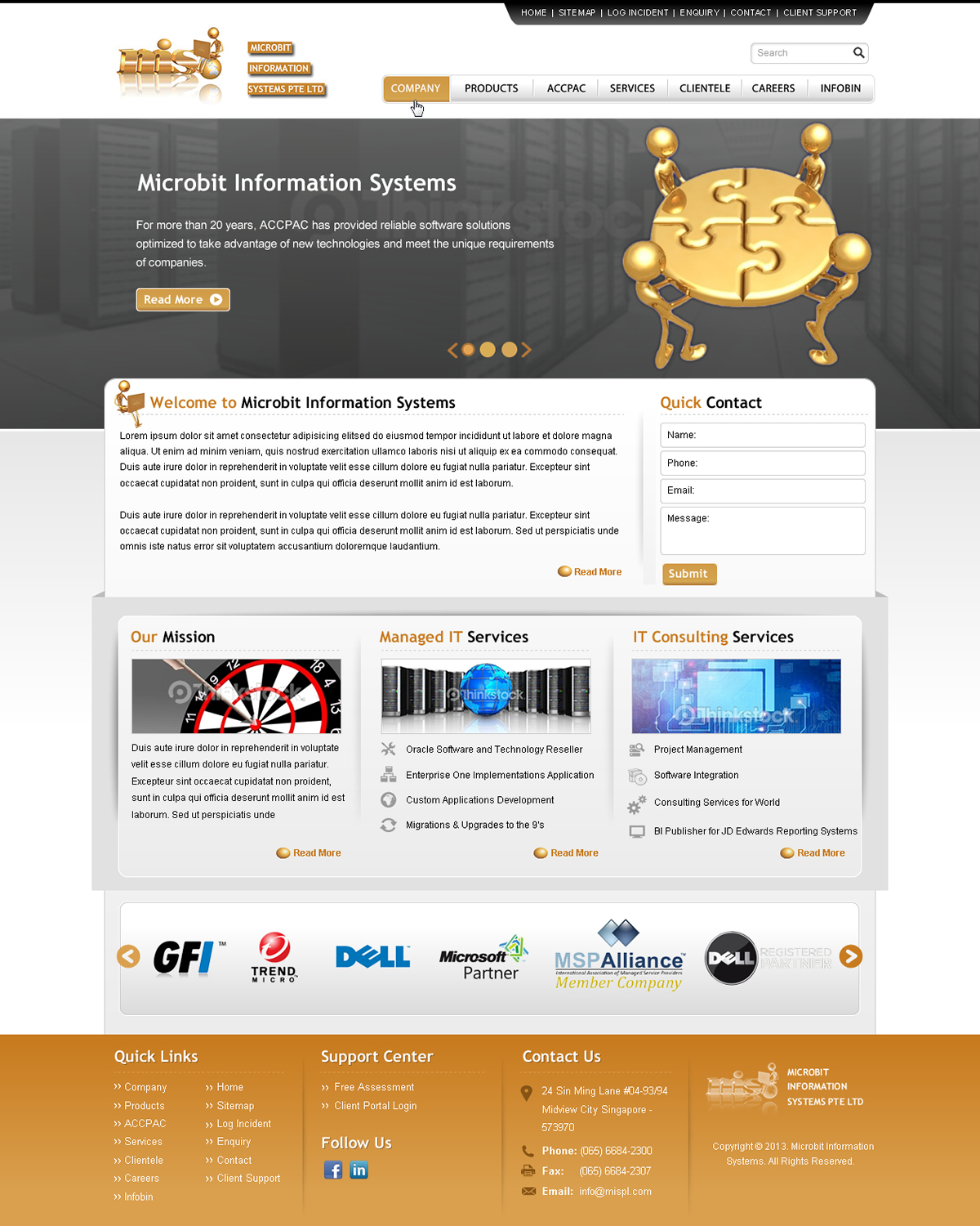 Web Design by Sbss for Microbit Information Systems Pte Ltd | Design #2155505