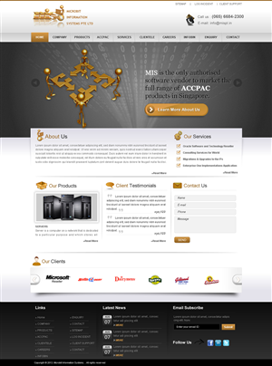 Web Design by Sbss for Microbit Information Systems Pte Ltd | Design: #2155527