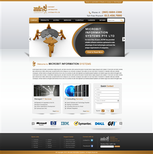 Web Design by Sbss for Microbit Information Systems Pte Ltd | Design: #2155535