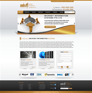 Web Design by Sbss for Microbit Information Systems Pte Ltd | Design: #2155542