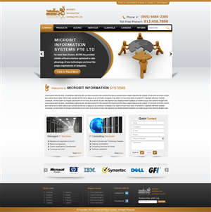 Web Design by Sbss for Microbit Information Systems Pte Ltd | Design: #2155555
