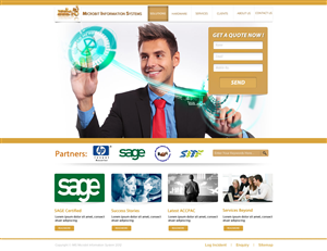 Web Design by TechWise for Microbit Information Systems Pte Ltd | Design #2154833