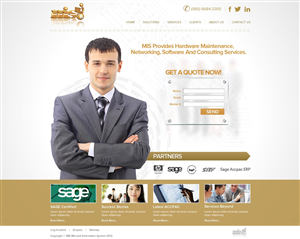 Web Design by TechWise for Microbit Information Systems Pte Ltd | Design: #2154841